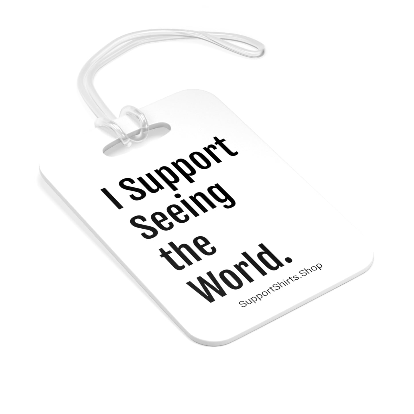Seeing the World Bag Tag Gift